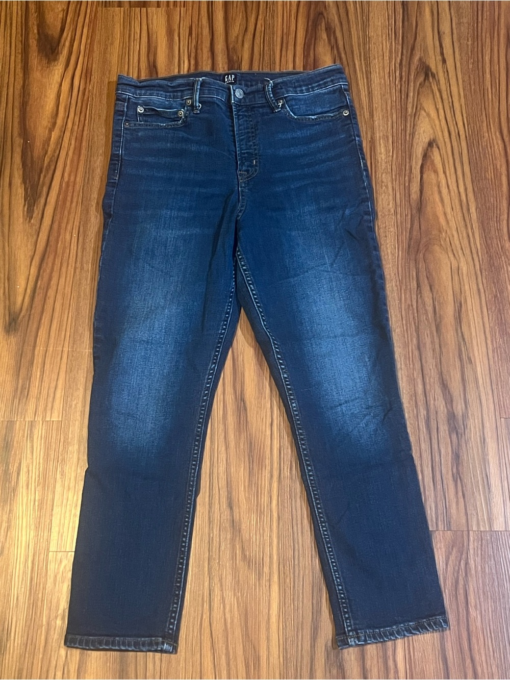 GAP Women's Dark Blue Straight Leg Jeans
